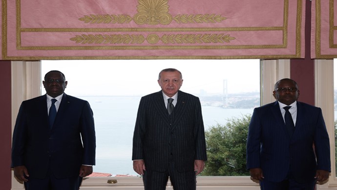 Cumhurbaşkanı Erdoğan, Gine Bissau Cumhurbaşkanı Embalo ve Senegal Cumhurbaşkanı Sall ile görüştü