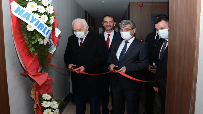 BAKAN YARDIMCISI BAĞLI,KAMALAK VE KIRAN 3K LİFT ASANSÖR ANAMERKEZİ AÇILIŞINDA BULUNDU