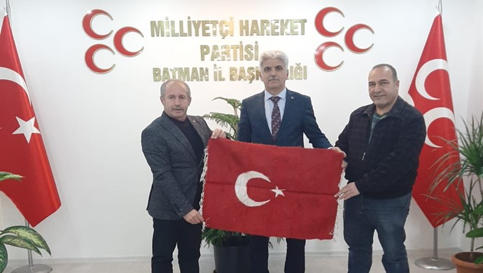 Genel Başkan Mahsum Batu `dan MHP Batman İl Başkanı Kerem Demir `e Ziyaret