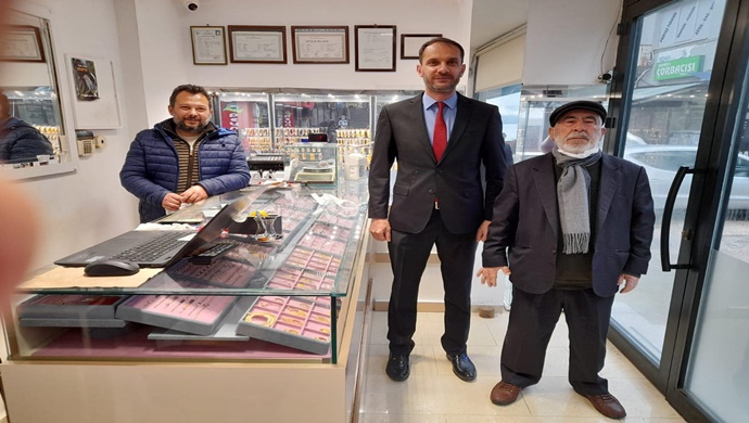 MUSTAFA SUNGUR ÜLGER, BURSALI İŞ ADAMI VAKKAS KERK`E ZİYARET