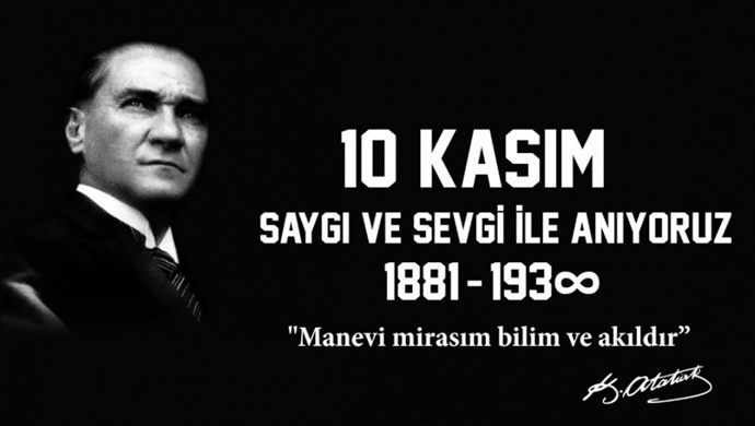 MEHMET DANAOĞLU `NDAN 10 KASIM MESAJI