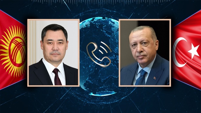 Cumhurbaşkanı Sadyr Japarov, Türkiye Cumhurbaşkanı Recep Tayyip Erdoğan ile telefon görüşmesi yaptı