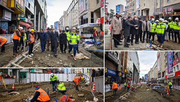 BAŞKAN ZORLUOĞLU MARAŞ CADDESİ İLE YAKINDAN İLGİLENİYOR