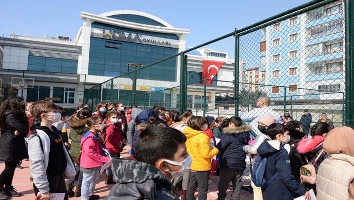 Hüma Okullarında Bursluluk Sınavına Yoğun İlgi