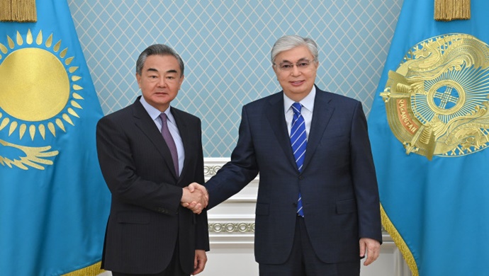 Kazakhstan President receives State Councilor and the Minister of Foreign Affairs of the People’s Republic of China