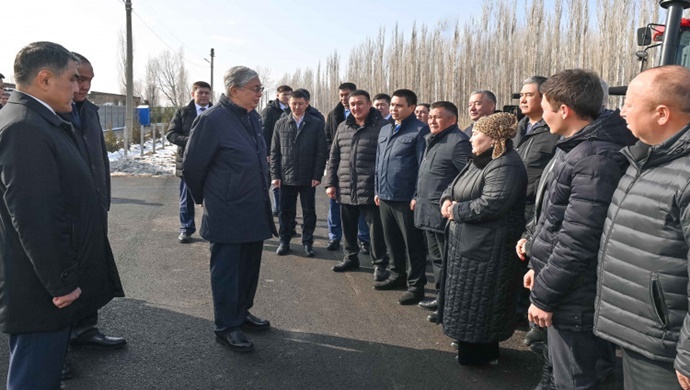 Президент «Қостөбе-2019» ауыл шаруашылығы өндірістік кооперативіне барды