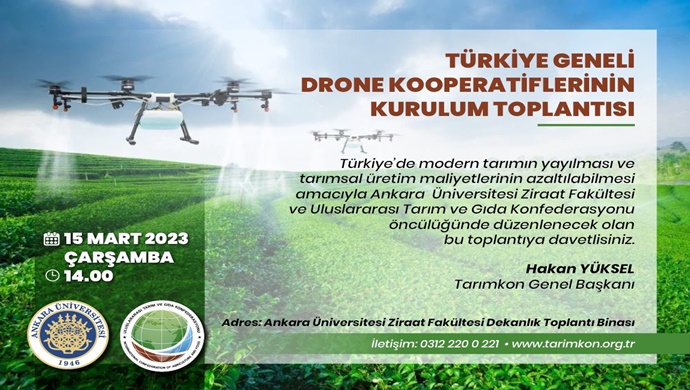 HAKAN YÜKSEL`DAN TÜRKİYE GENELİ DRONE KOOPERATİFLERİNİN KURULUM TOPLANTISINA DAVET