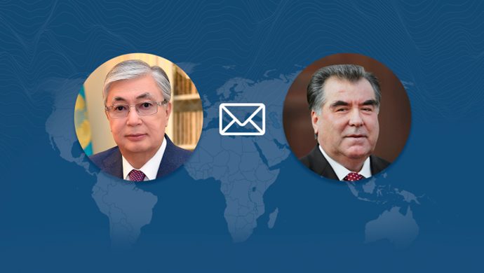 Kassym-Jomart Tokayev, Tacikistan Cumhurbaşkanı’na tebrik telgrafı gönderdi