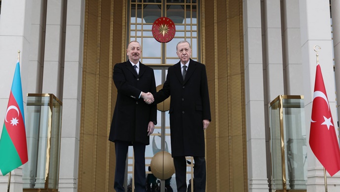 İlham Aliyev Ankara’da resmi karşılama töreni düzenledi