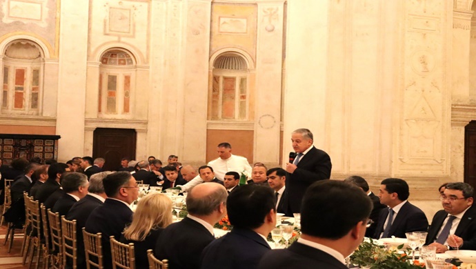 Meeting of Central Asian Foreign Ministers with leadership of influential Italian companies