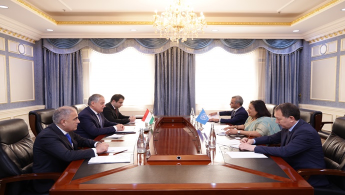 Meeting of the Minister with the Regional representative of the UNODC in Central Asia