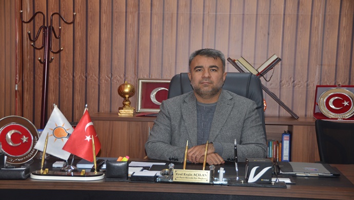 AK PARTİ BİRECİK İLÇE BAŞKANI EROL ERGİN AÇILAN `DAN BERAT KANDİLİ MESAJI