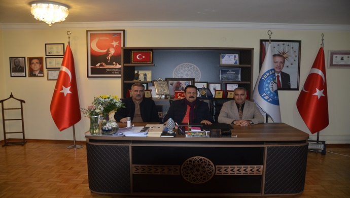 MEHMET SALİH CAN`DAN AHMET KIRAN`A ZİYARET
