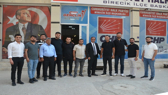 CHP BİRECİK İLÇE BAŞKANI HASAN KURT BAŞKANLIĞINDA BAYRAMLAŞMA PROGRAMI YAPILDI