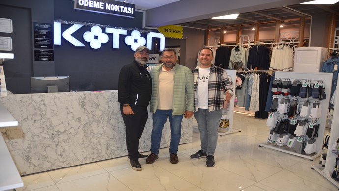 Mehmet Ali Şahin`den Koton Birecik Bayisi Yönetim Kurulu Başkanı İbrahim Halil Karakan`a Ziyaret