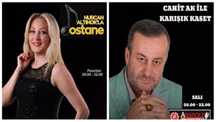 GÜZEL SANATÇI NURCAN ALTINOK’ LA DOSTANE” VE “CAHİT AK’ LA KARIŞIK KASET”