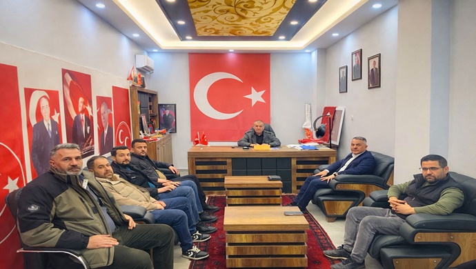 Bekir Ayaz’dan MHP Şırnak İl Başkanı Koçero Saluci’ye Nezaket Ziyareti